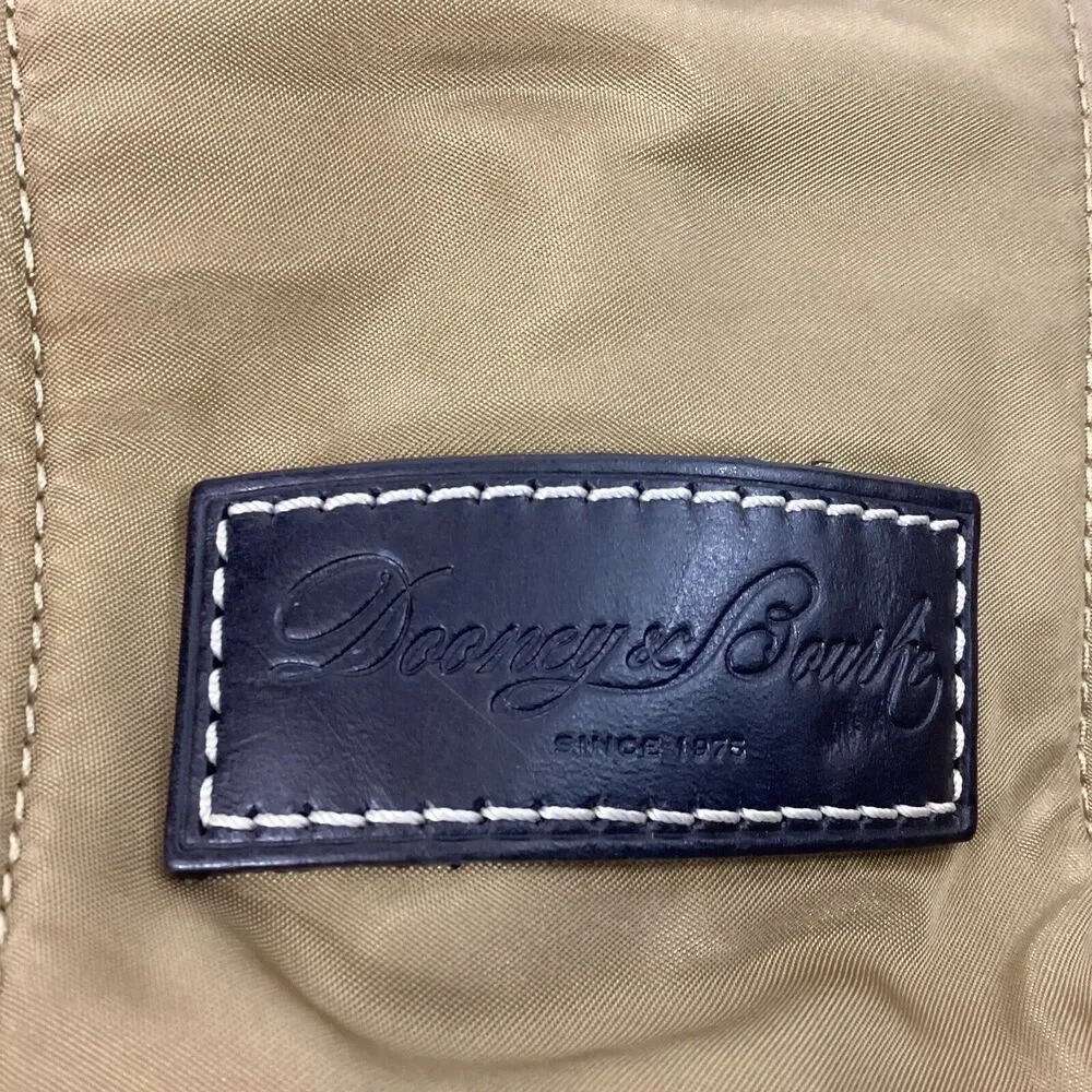 Dooney & Bourke-Olive Green Nylon-Pink Interior-Hobo/Slouch Stachel Tote + Strap